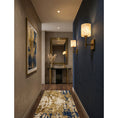 Load image into Gallery viewer, Ariel Alabaster Wall Sconce
