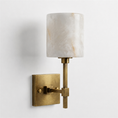 Load image into Gallery viewer, Ariel Alabaster Wall Sconce
