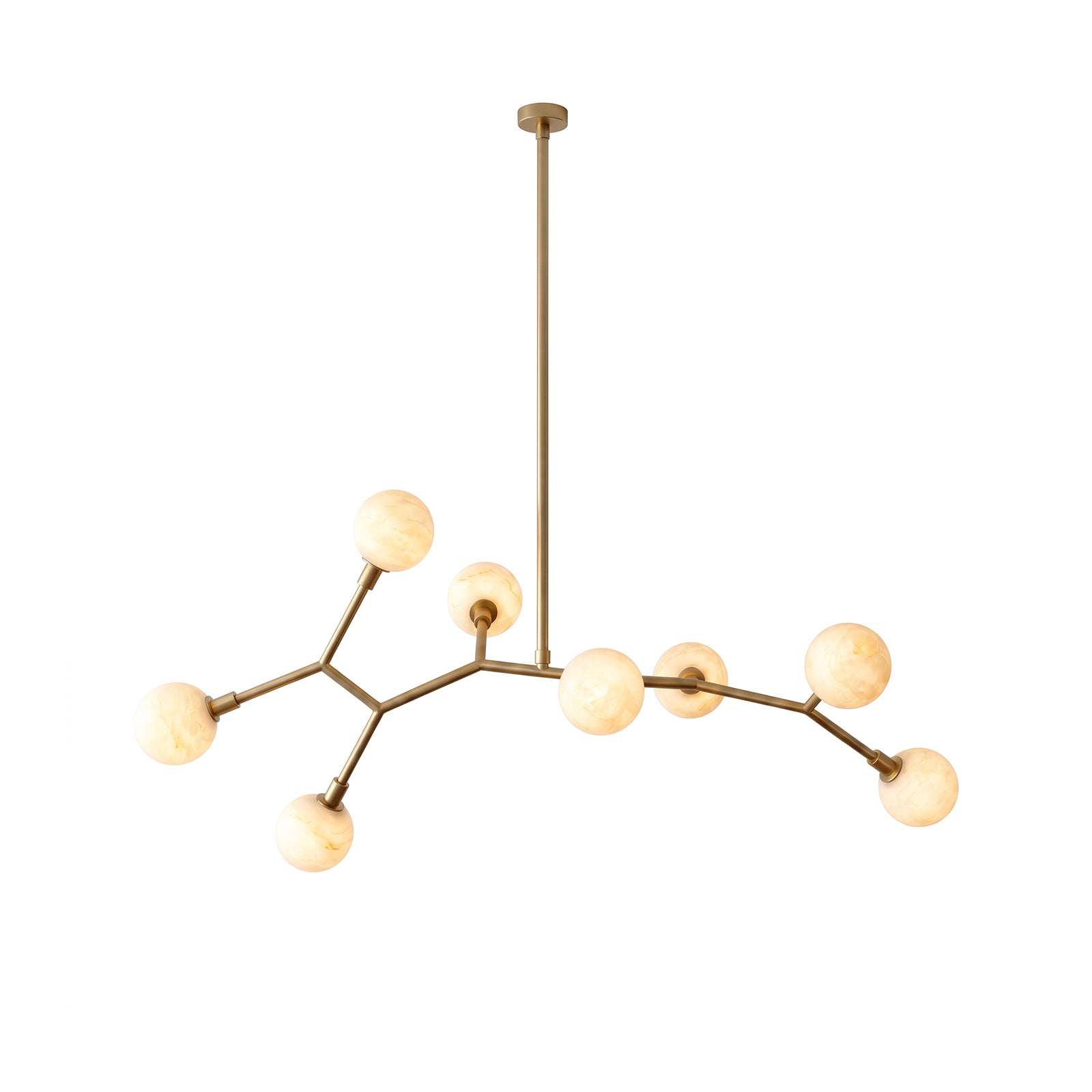 Armature Alabaster Chandelier