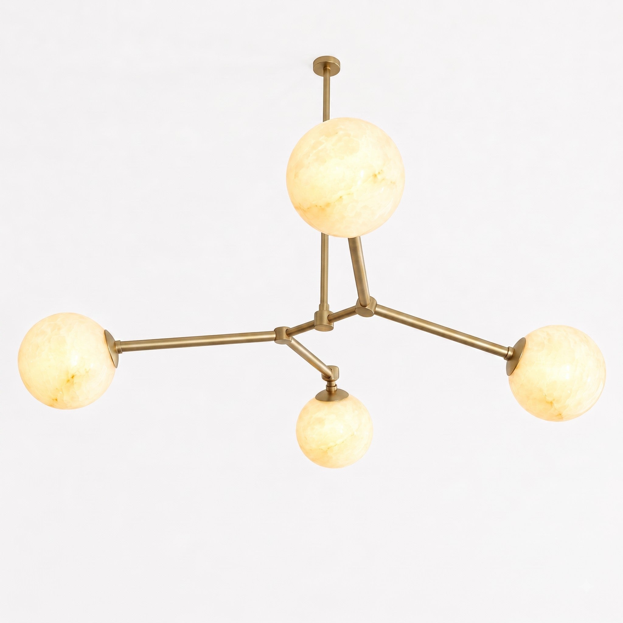 Armature Alabaster Chandelier