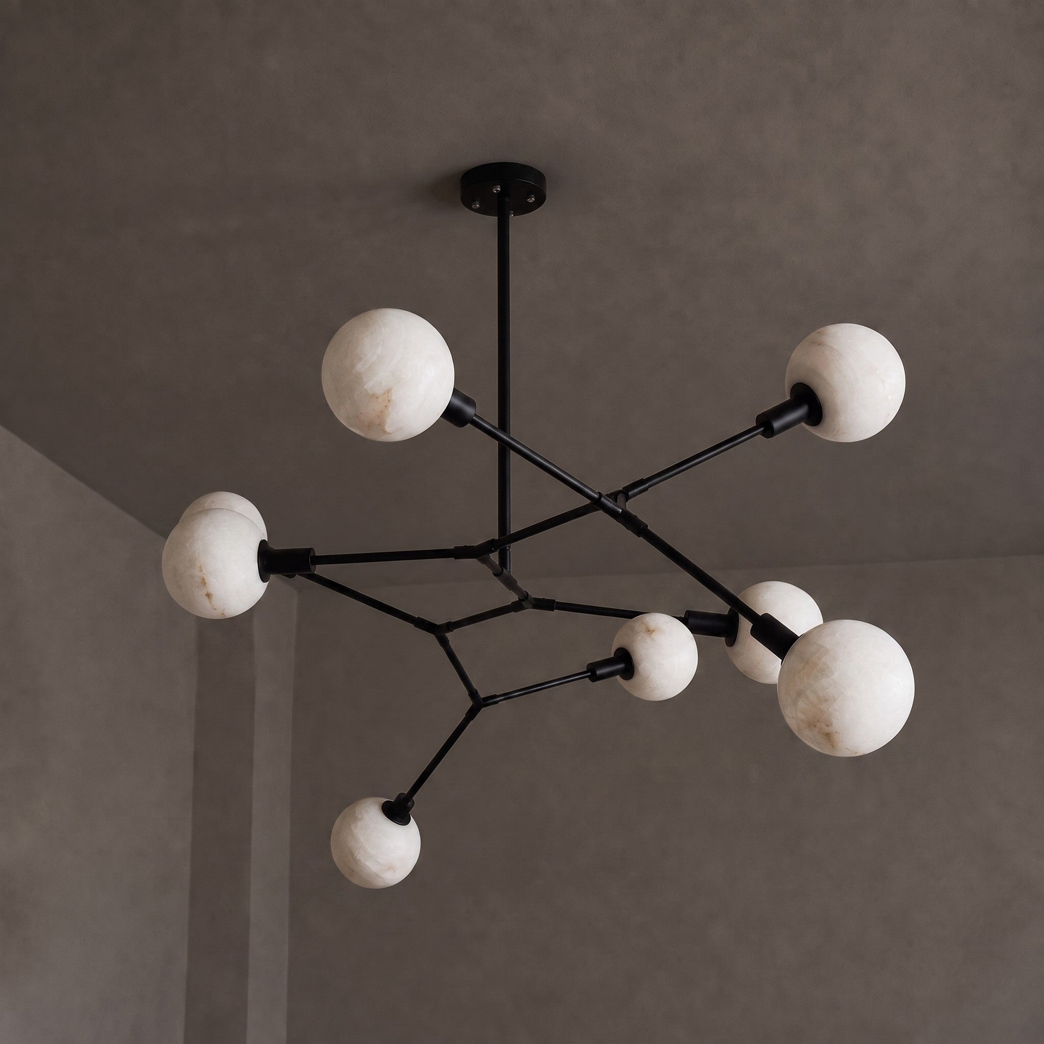 Armature Alabaster Chandelier