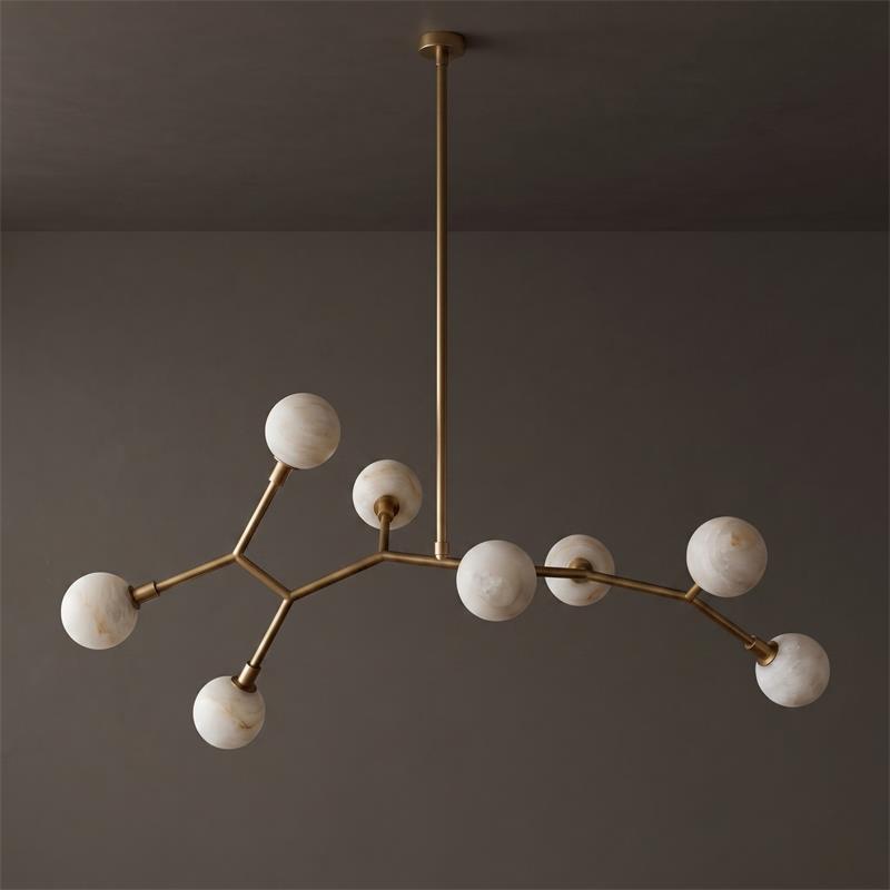 Armature Alabaster Chandelier