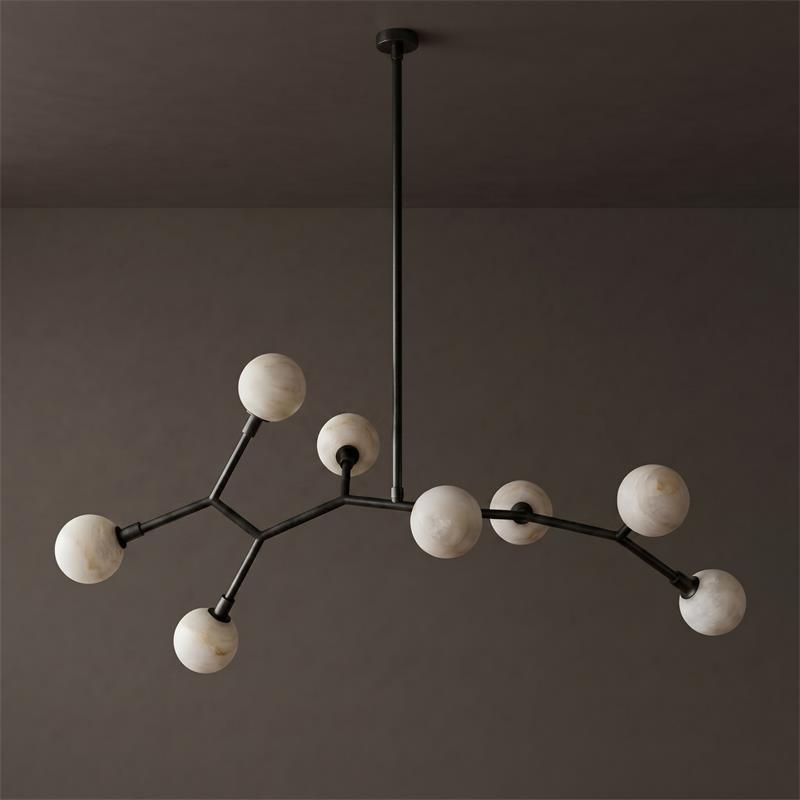 Armature Alabaster Chandelier