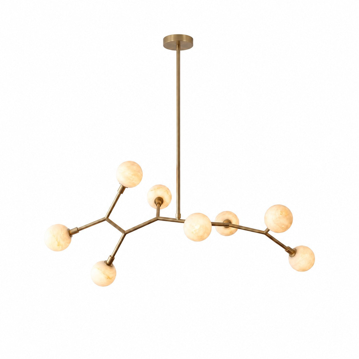 Armature Alabaster Chandelier