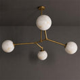 Load image into Gallery viewer, Armature Alabaster Chandelier
