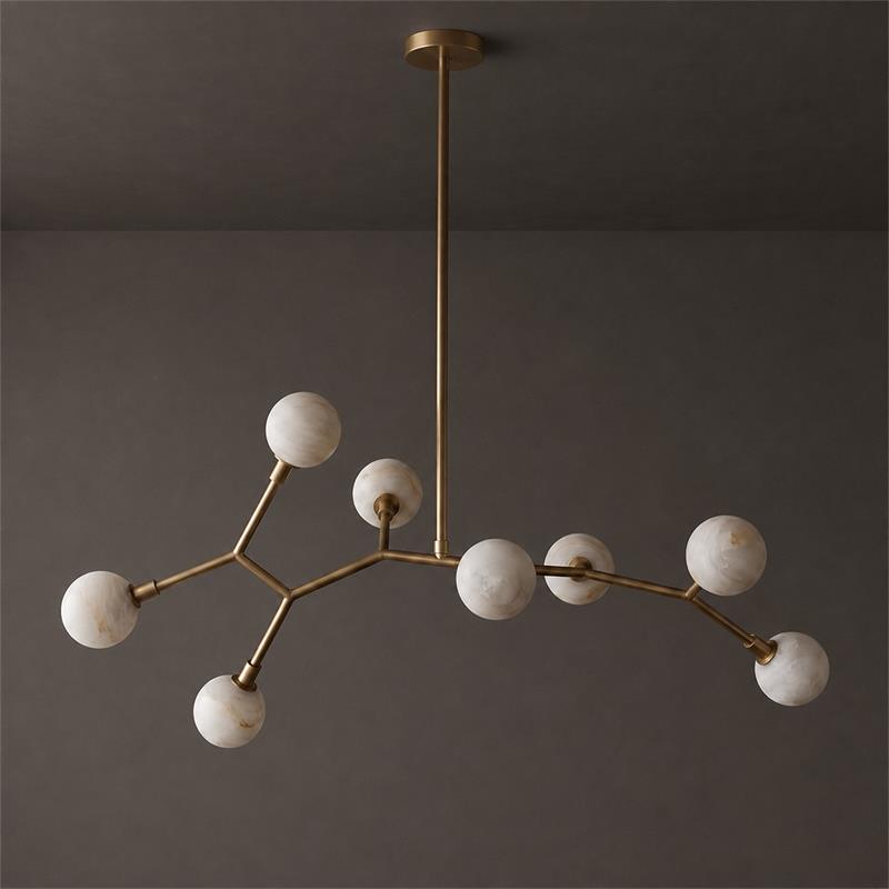 Armature Alabaster Chandelier
