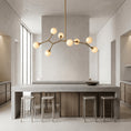 Load image into Gallery viewer, Armature Alabaster Chandelier
