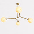 Load image into Gallery viewer, Armature Alabaster Chandelier
