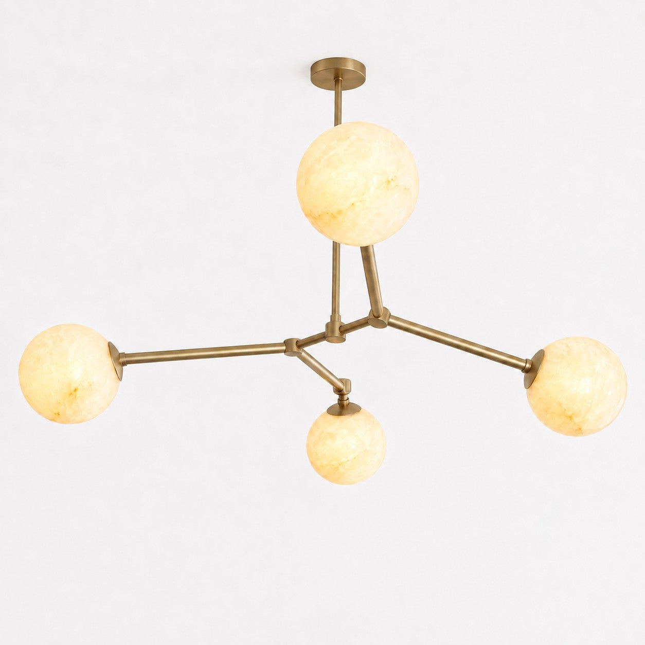 Armature Alabaster Chandelier