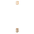 Load image into Gallery viewer, Aseneth Travertine Floor Lamp
