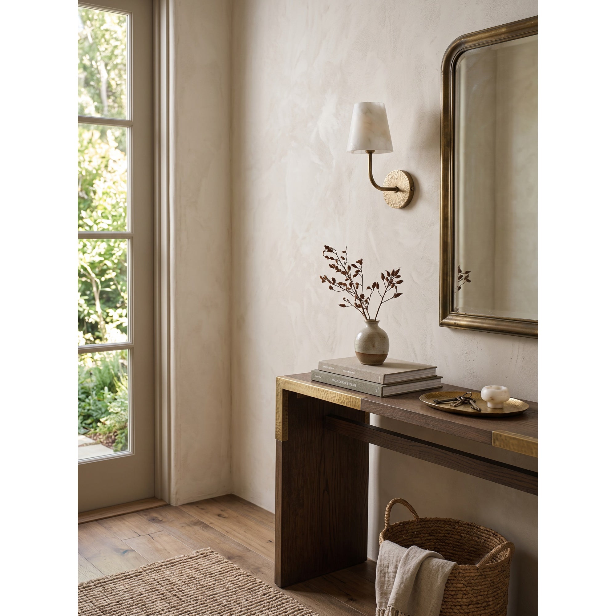 Aspen Alabaster Wall Sconce