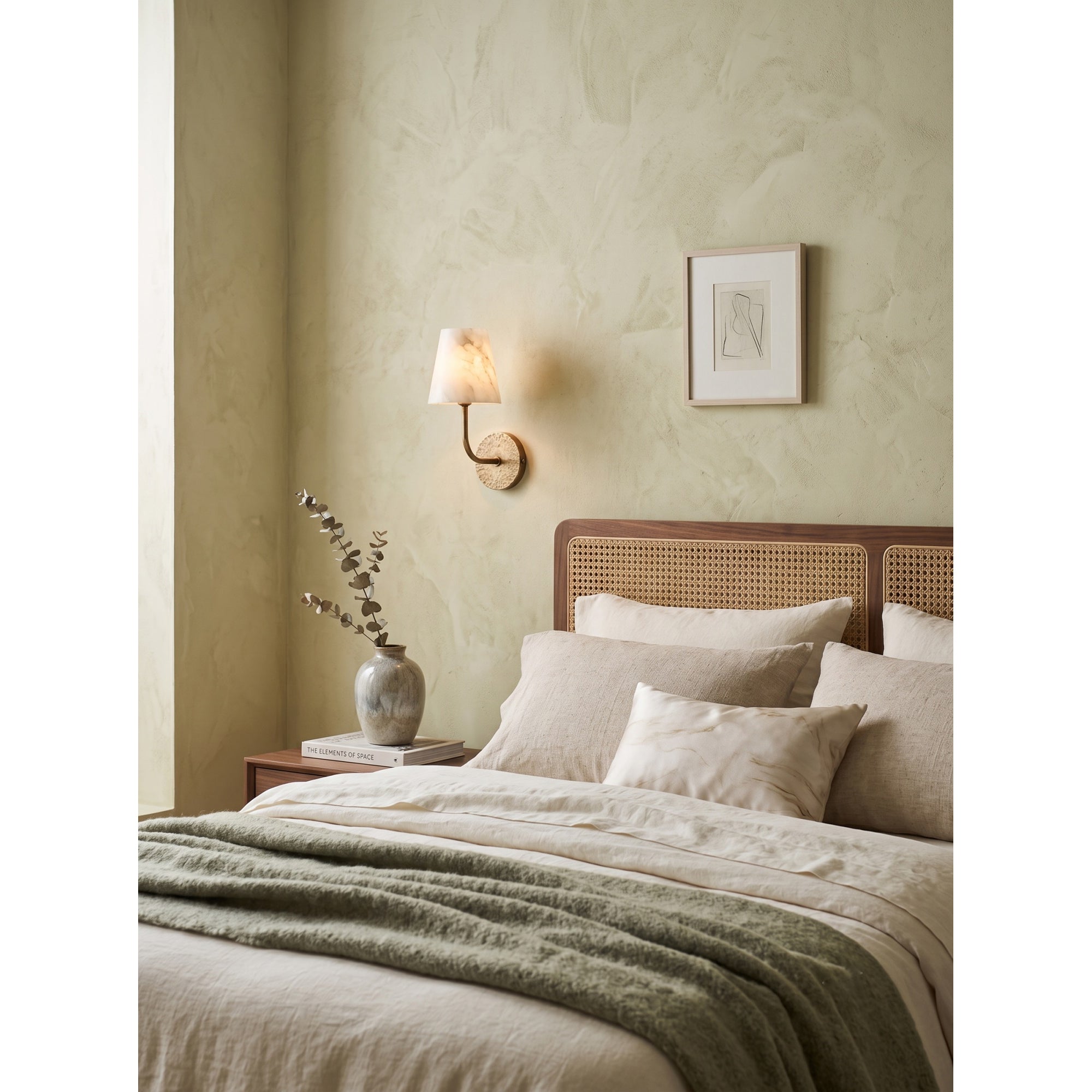 Aspen Alabaster Wall Sconce