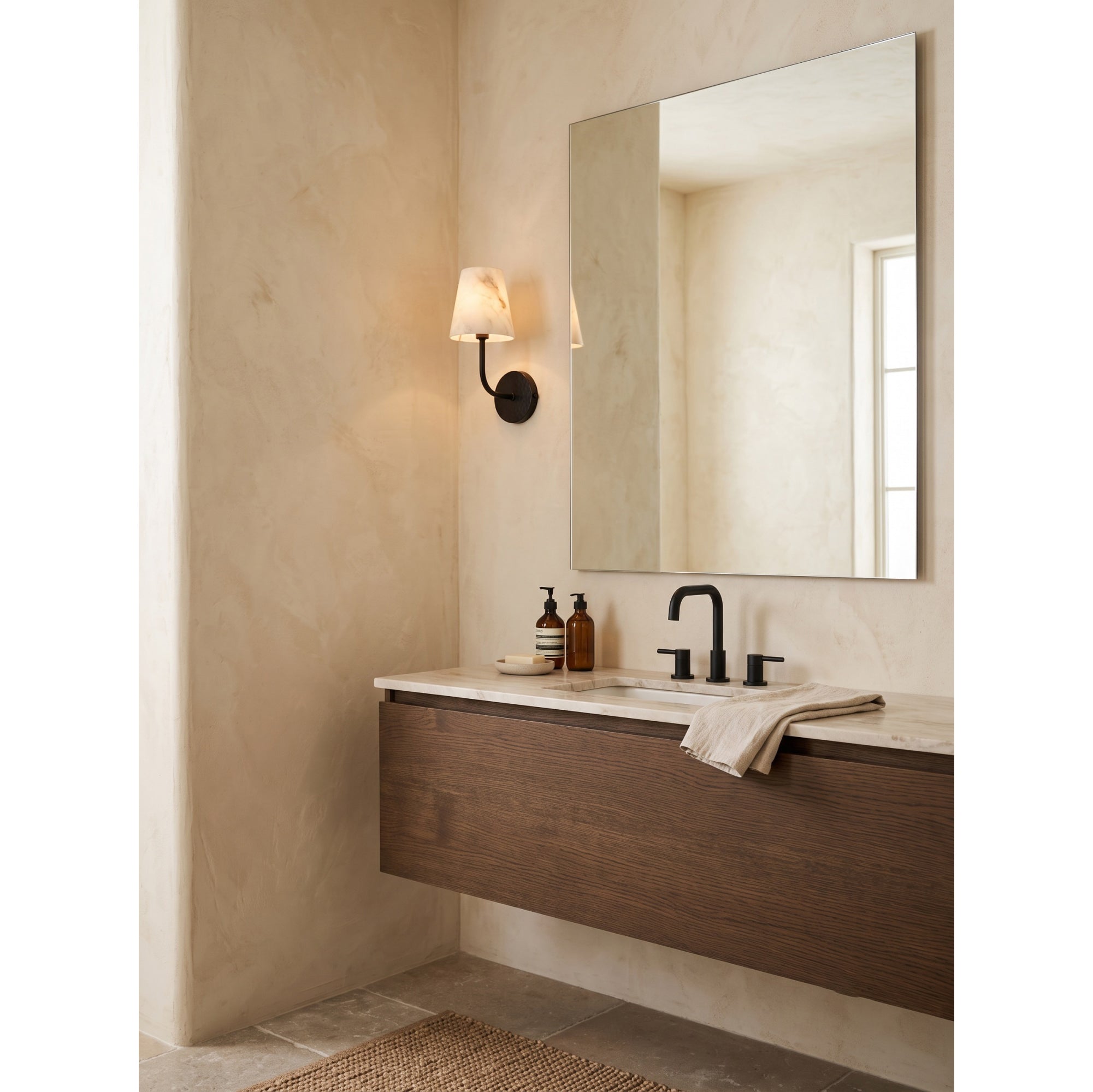 Aspen Alabaster Wall Sconce