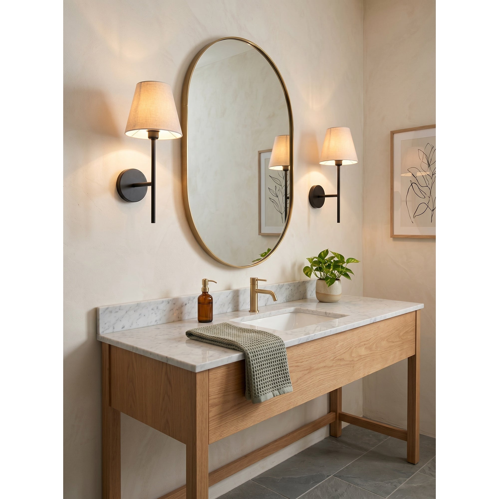 Astra Fabric Wall Sconce