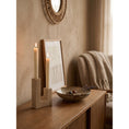 Bild in die Galerieansicht laden, Asymmetrical Steps Travertine Candle Holder
