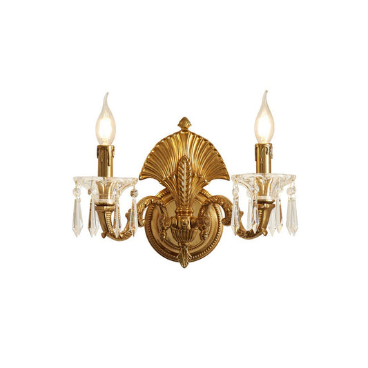 Athena Brass Wall Sconce