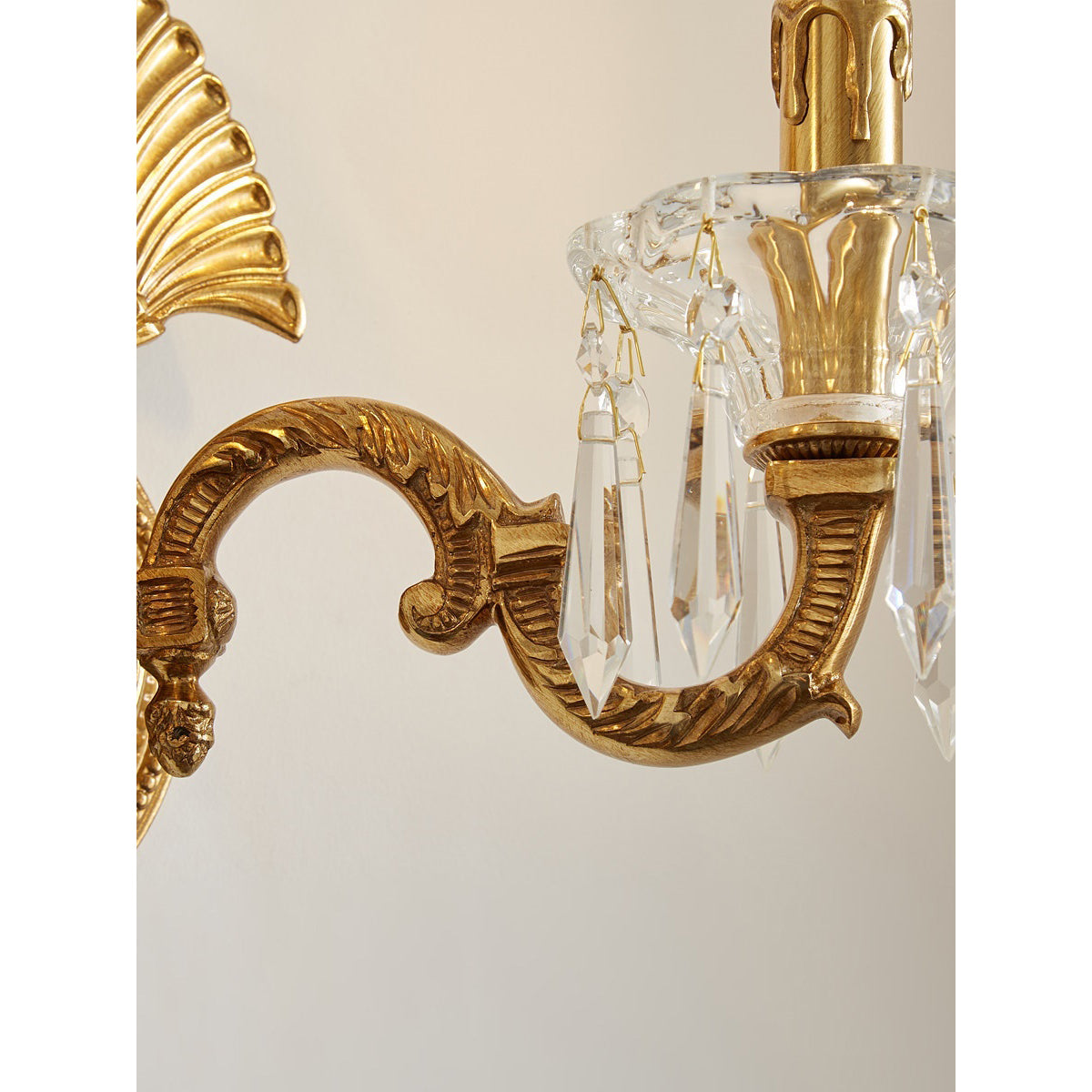 Athena Brass Wall Sconce