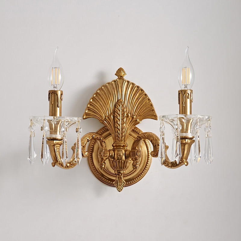 Athena Brass Wall Sconce