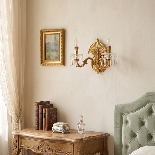 Athena Brass Wall Sconce