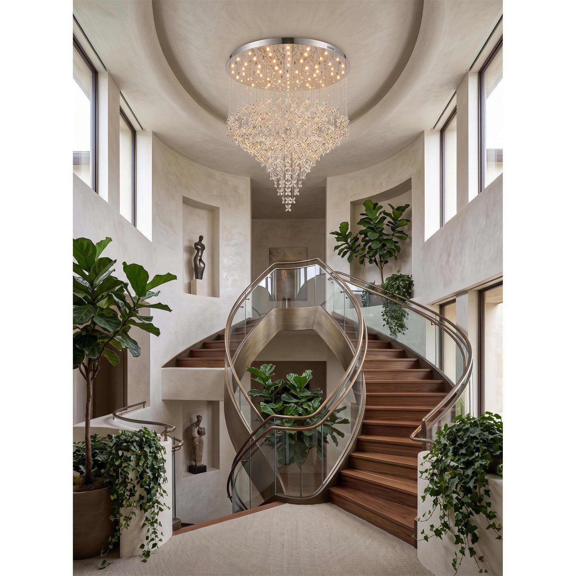 Athena Butterfly Crystal Chandelier