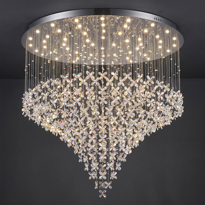 Athena Butterfly Crystal Chandelier