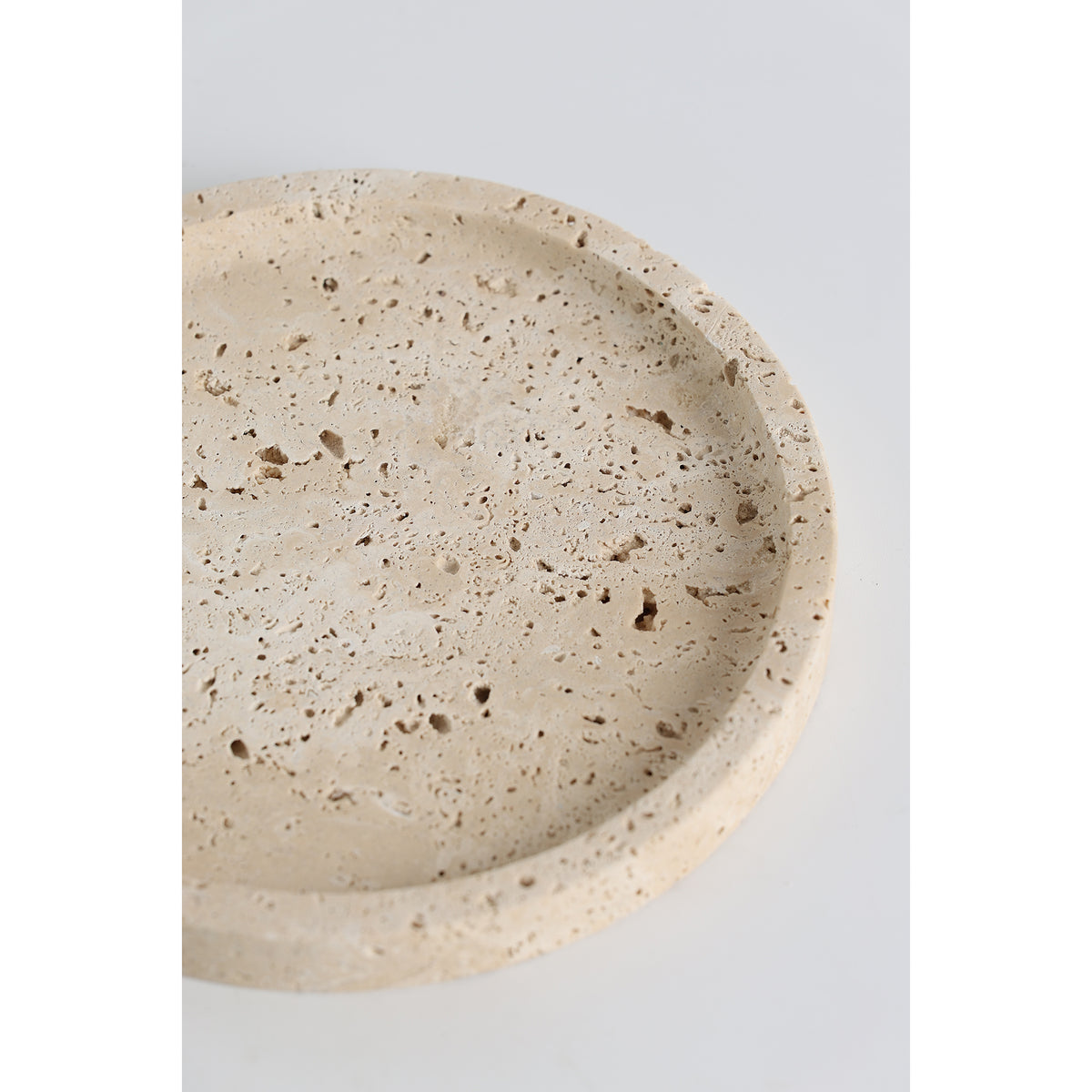 Atoll Stone Round Tray