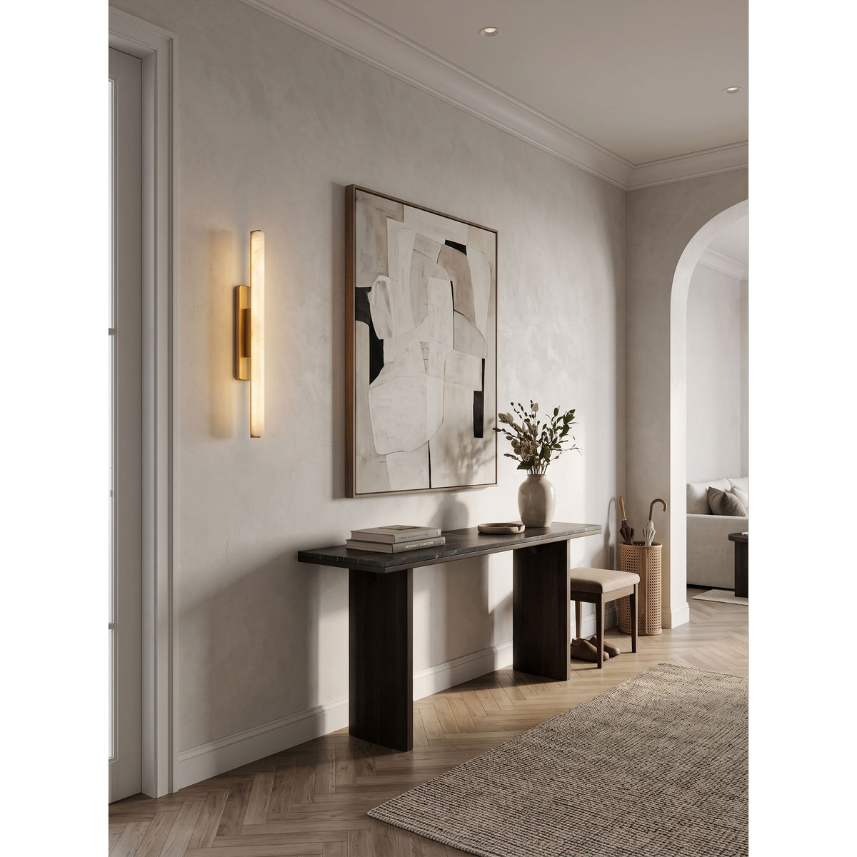 Audubon Alabaster Wall Sconce
