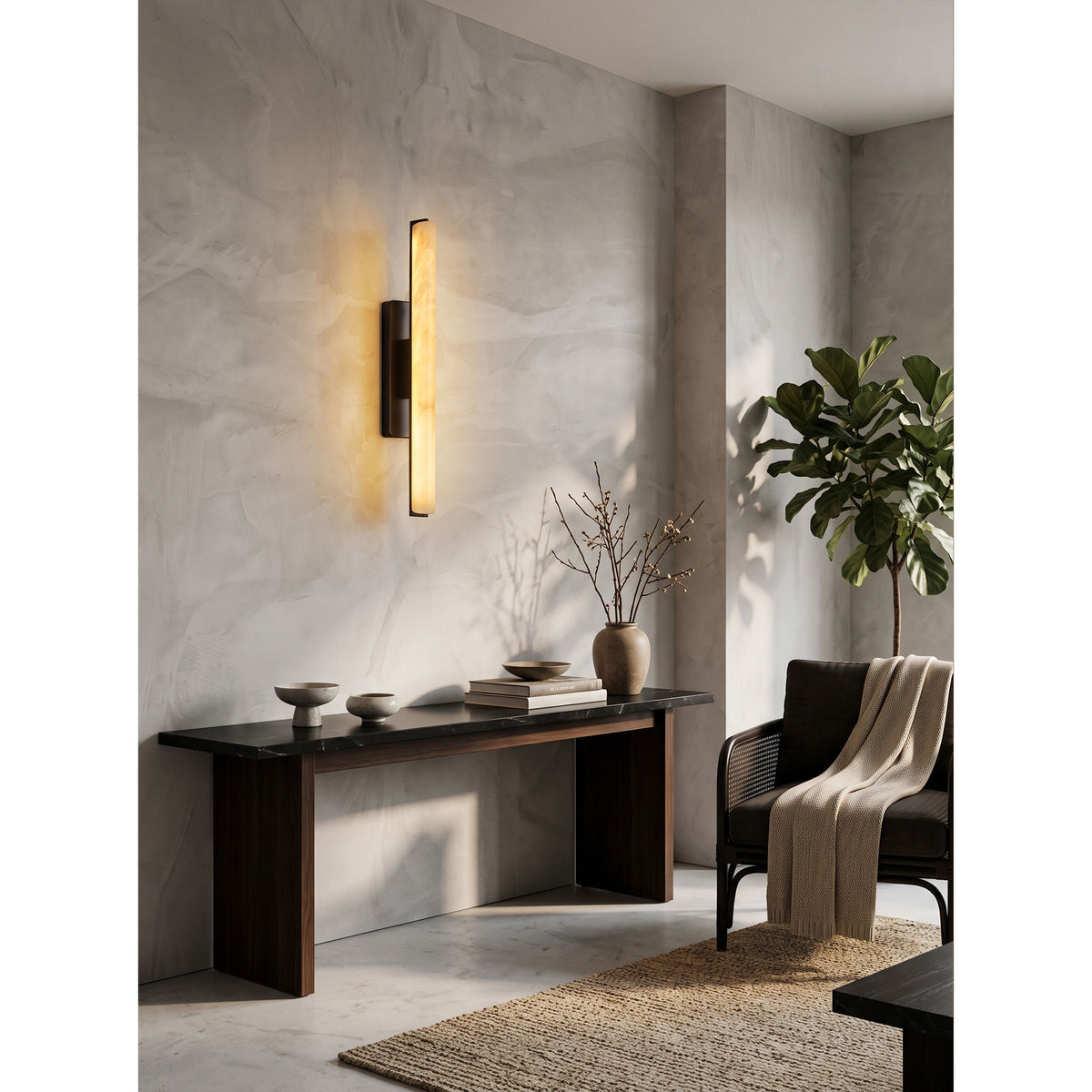 Audubon Alabaster Wall Sconce