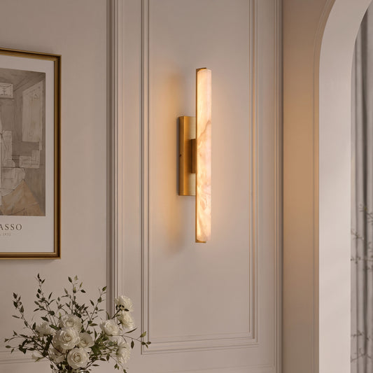 Audubon Alabaster Wall Sconce