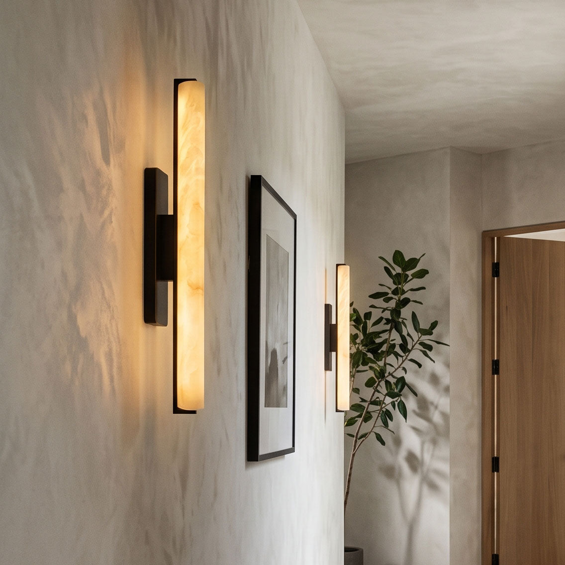 Audubon Alabaster Wall Sconce