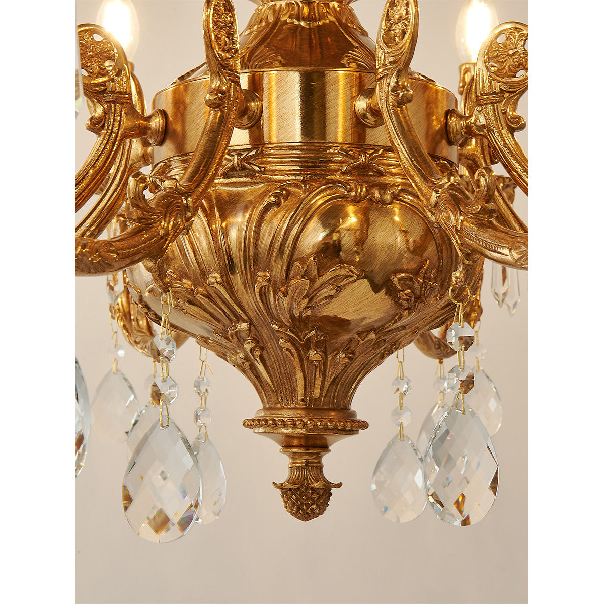 Aurelia Aged Brass Chandelier