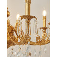 Load image into Gallery viewer, Aurelia Aged Brass Chandelier
