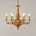 Load image into Gallery viewer, Aurelia Aged Brass Chandelier
