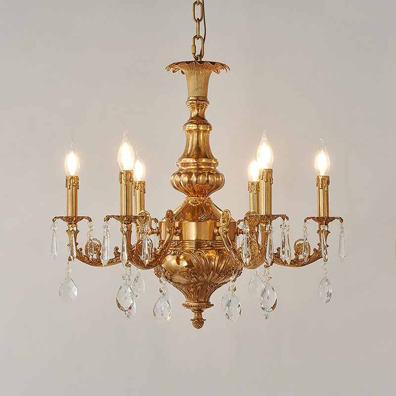 Aurelia Aged Brass Chandelier