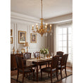 Load image into Gallery viewer, Aurelia Aged Brass Chandelier
