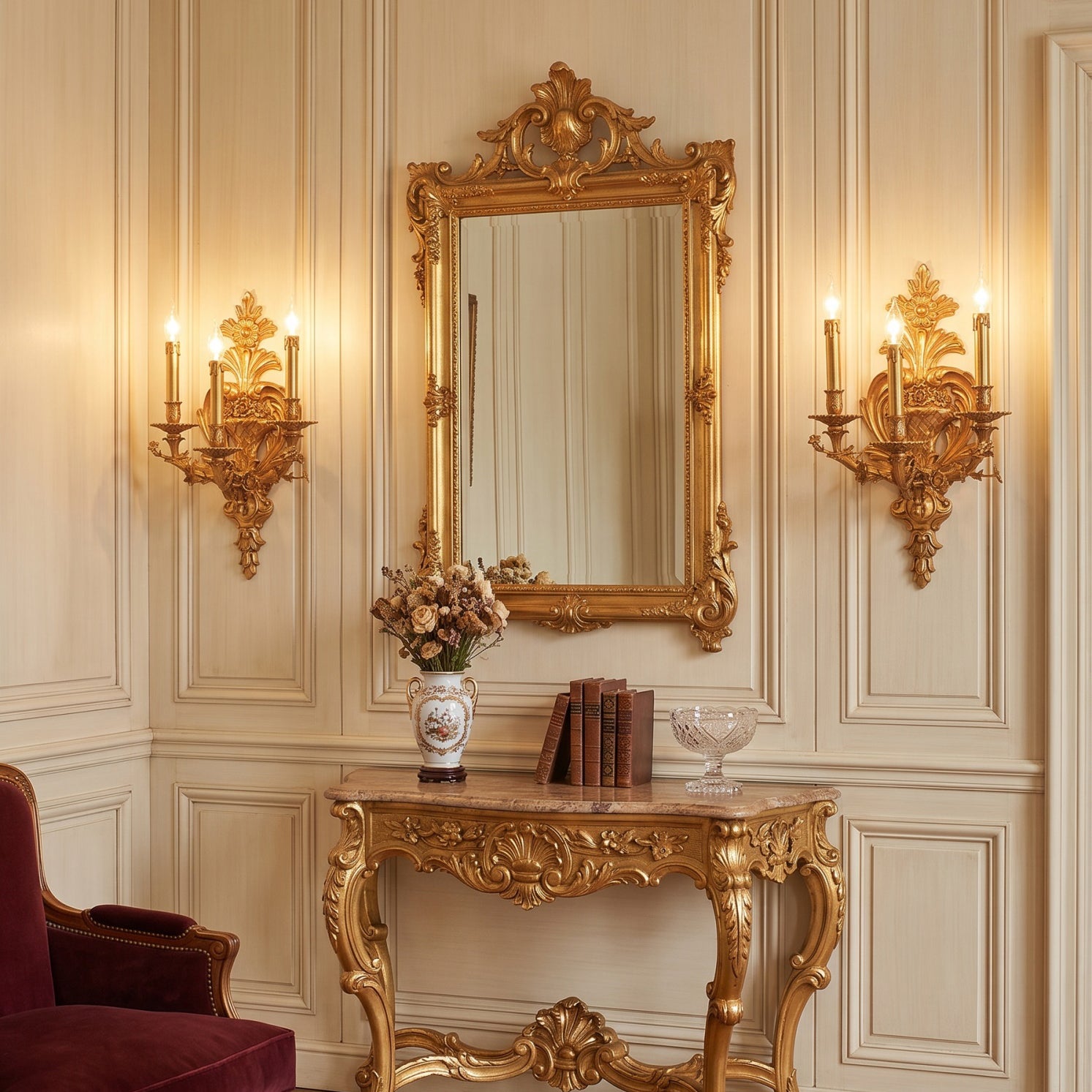Aurelia Baroque Wall Sconce