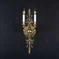 Bild in Galerie-Betrachter laden, Aurelia Brass Double-Candle Wall Sconce

