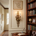 Bild in Galerie-Betrachter laden, Aurelia Brass Double-Candle Wall Sconce
