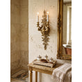 Bild in Galerie-Betrachter laden, Aurelia Brass Double-Candle Wall Sconce
