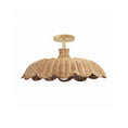 Load image into Gallery viewer, Aurelia Rattan Flush Mount
