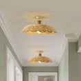 Load image into Gallery viewer, Aurelia Rattan Flush Mount

