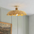Load image into Gallery viewer, Aurelia Rattan Flush Mount
