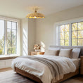 Load image into Gallery viewer, Aurelia Rattan Flush Mount
