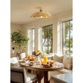 Load image into Gallery viewer, Aurelia Rattan Flush Mount
