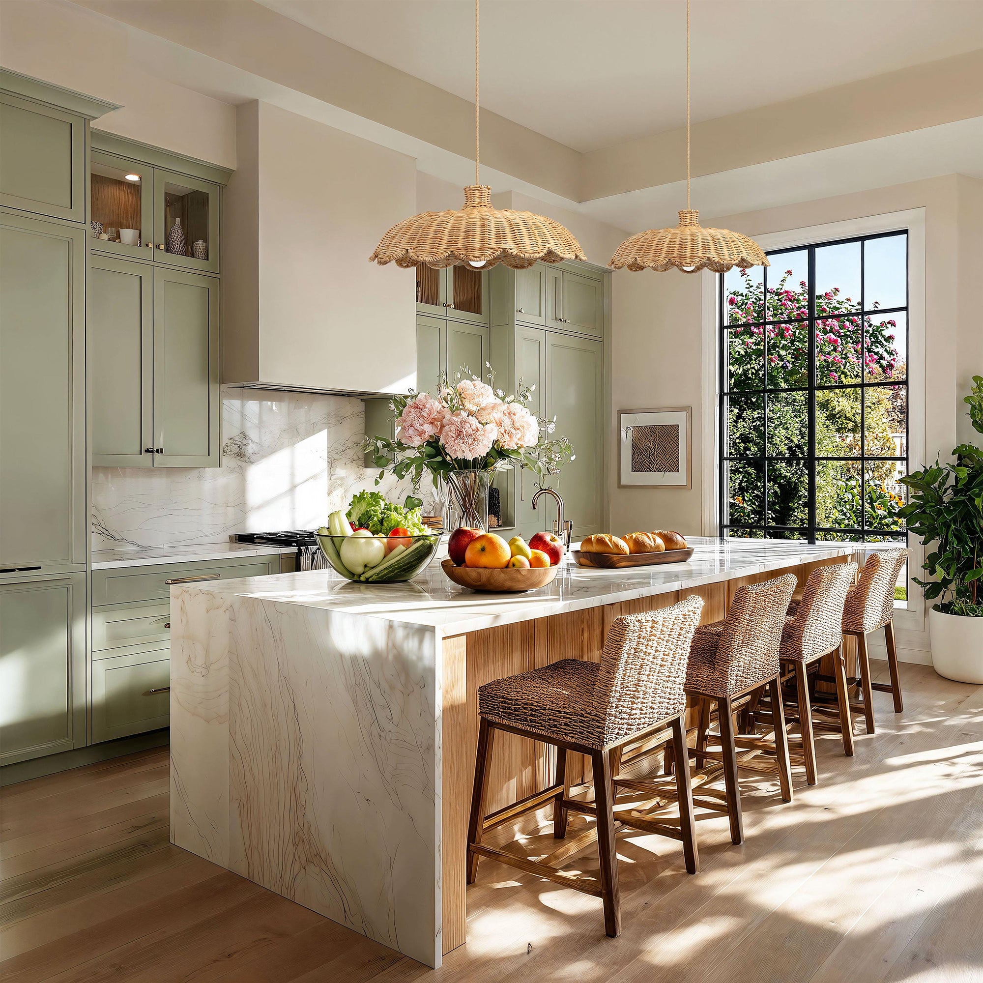 Aurelia Rattan Pendant Lamp