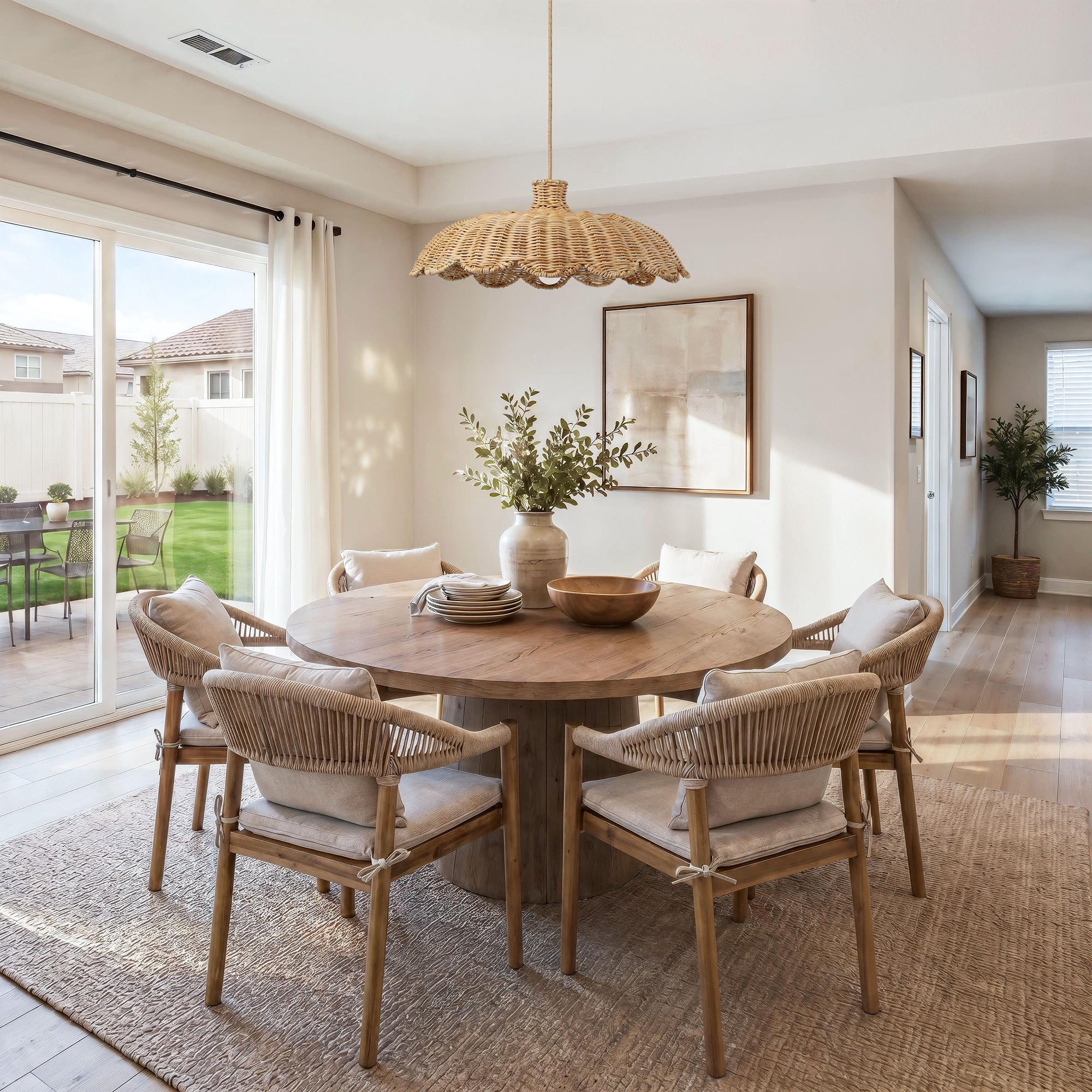 Aurelia Rattan Pendant Lamp