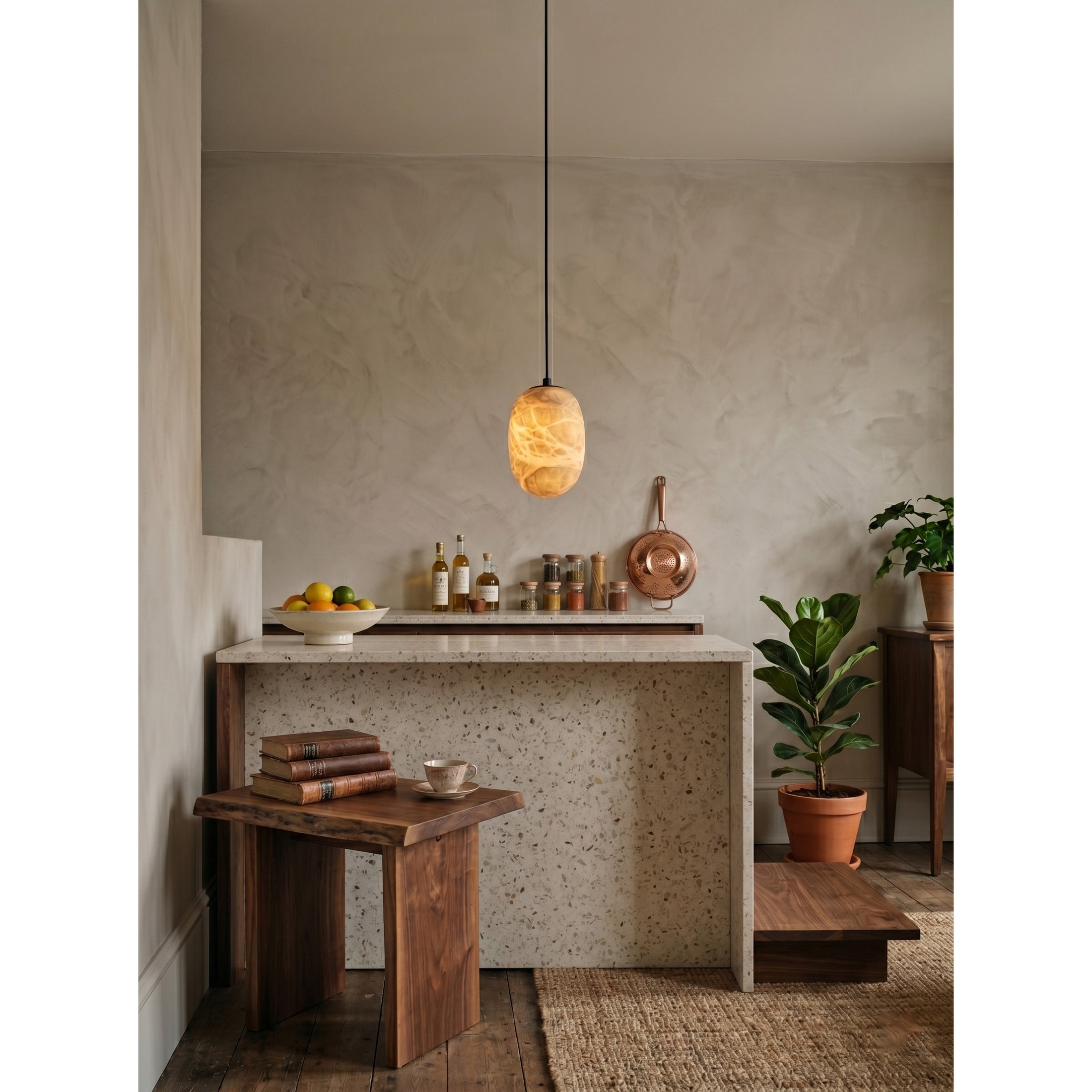 Aurora Alabaster Pendant Lamp