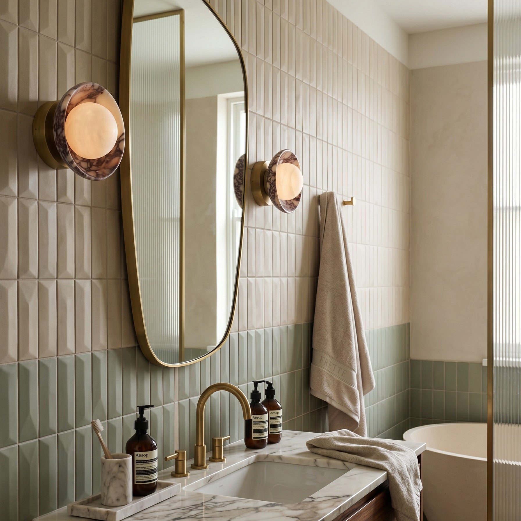 Avelune Marble Wall Sconce