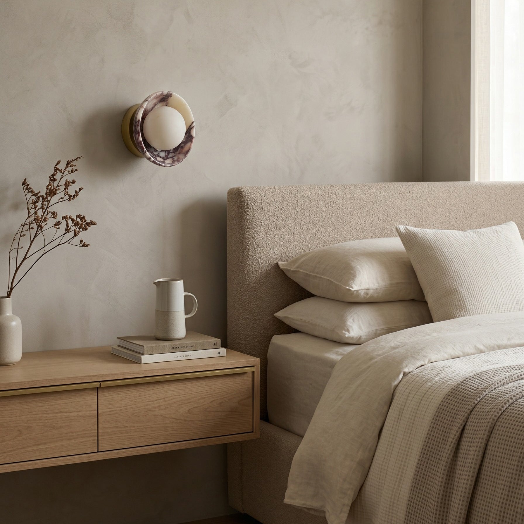 Avelune Marble Wall Sconce