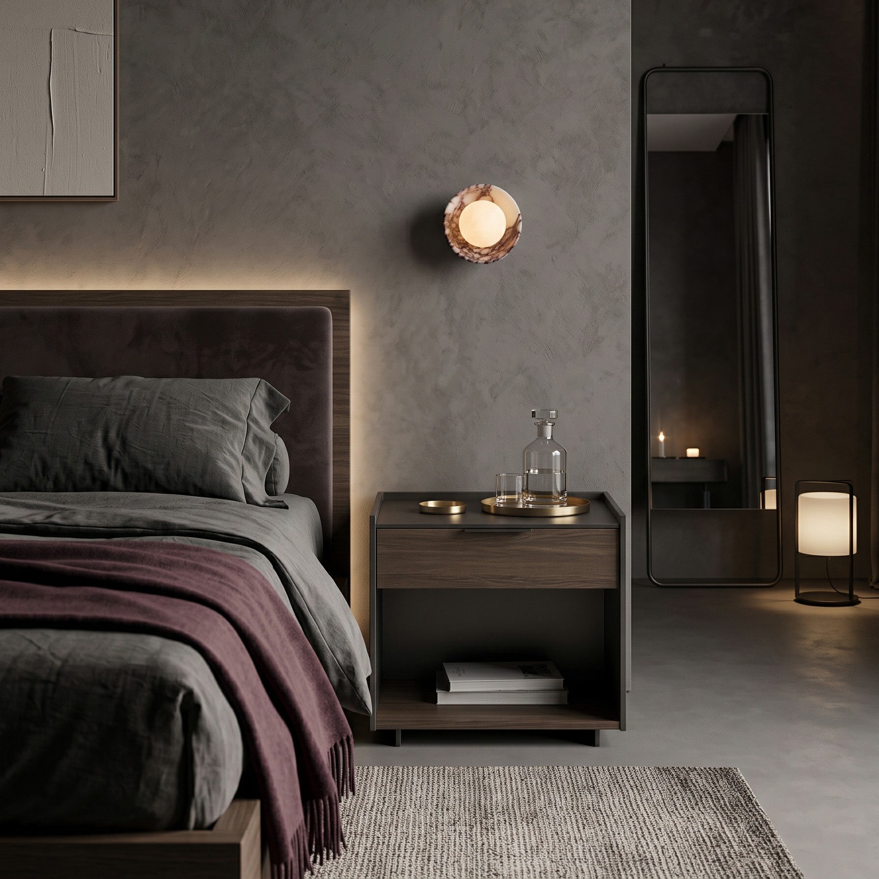 Avelune Marble Wall Sconce